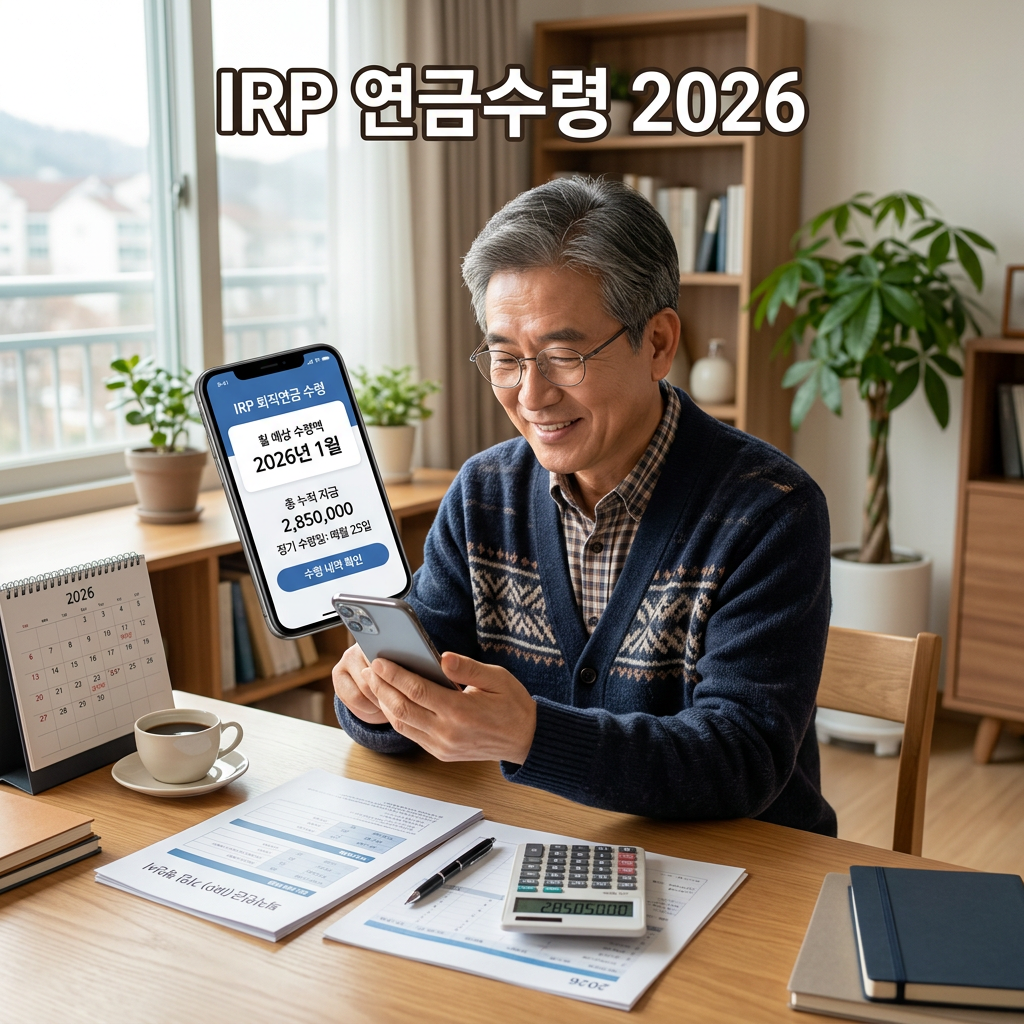 IRP 연금수령 신청방법 2026 55세 연금개시 수령기간 세금 안내